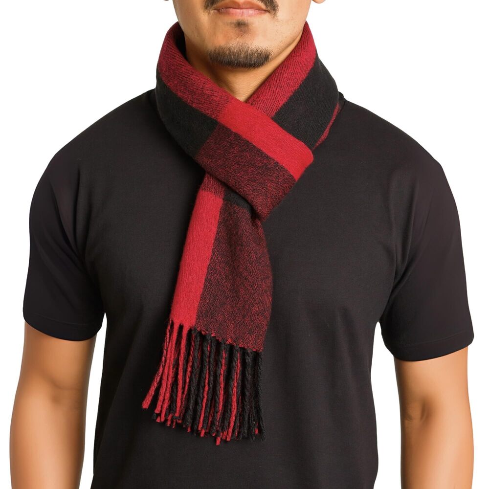 6168 Plaid Scarf Softer Than Cashmere Scarves Winter Shawl Buffalo Plaid